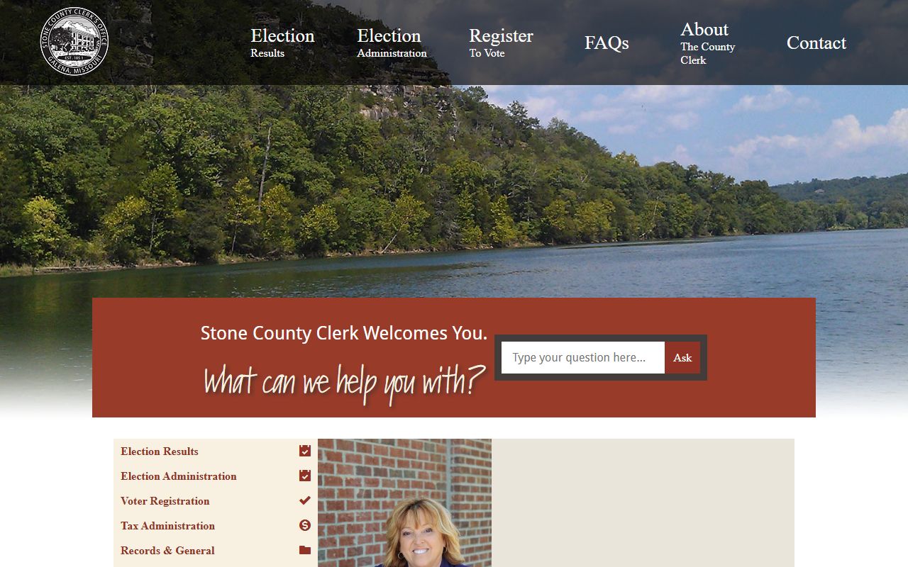 Stone County Circuit Clerk records and County Clerk office distinction